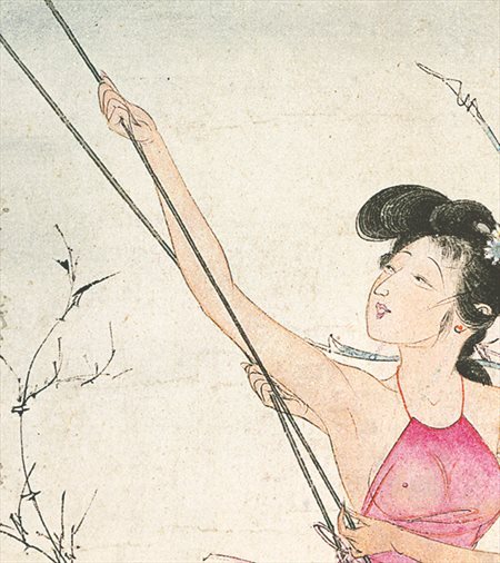 枣强-胡也佛的仕女画和最知名的金瓶梅秘戏图